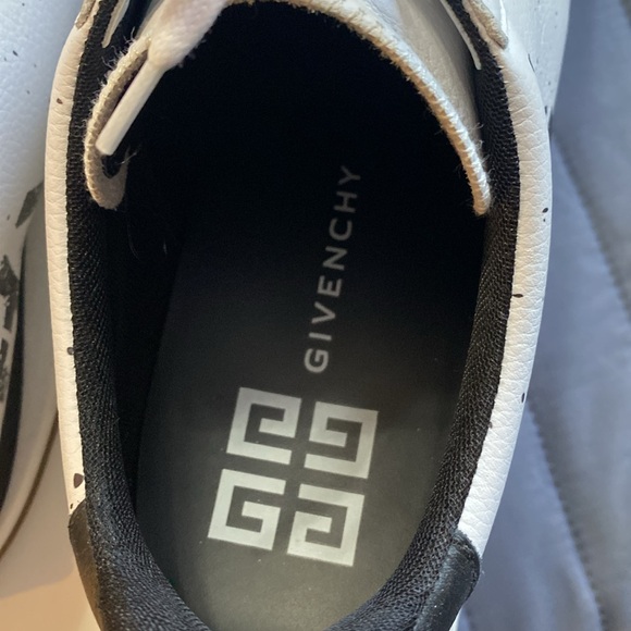 Givenchy logo Sneakers White/Black Men Size US 8.5 / EU 41 - Picture 5 of 10